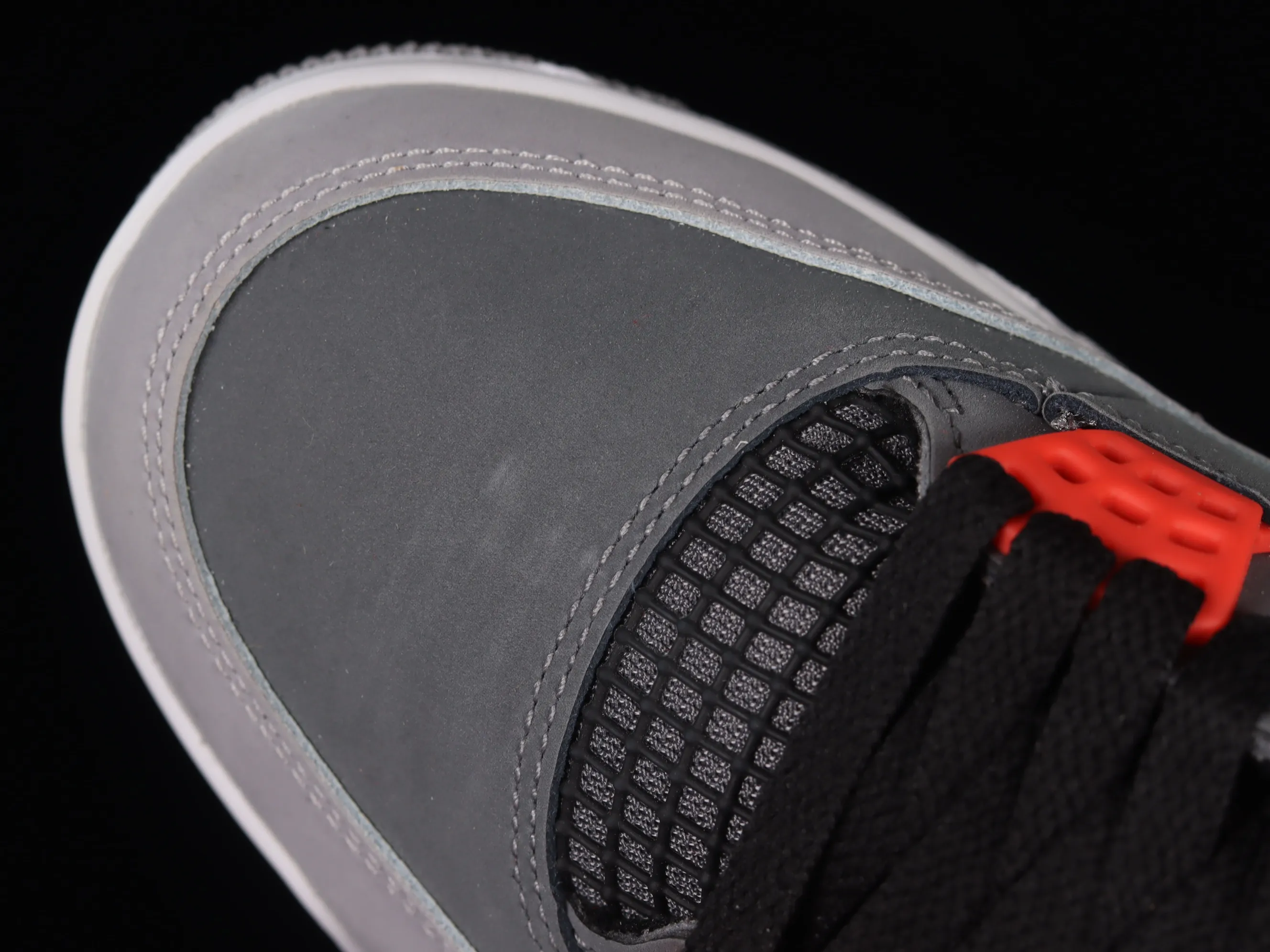 All categories Air Jordan Jordan series basketball shoes Air Jordan 4 LJR version Air Jordan 4 Retro "Infrared" AJ4 Joe 4 black gray infrared DH6927-061